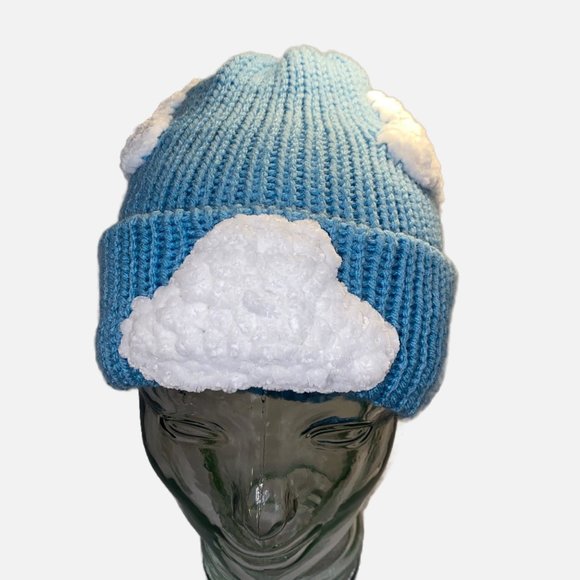 Plasma Beamz Hand Knitted Head in the Clouds Beanie - Picture 5 of 11